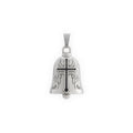 SILVER WINGED CROSS GUARDIAN BELL