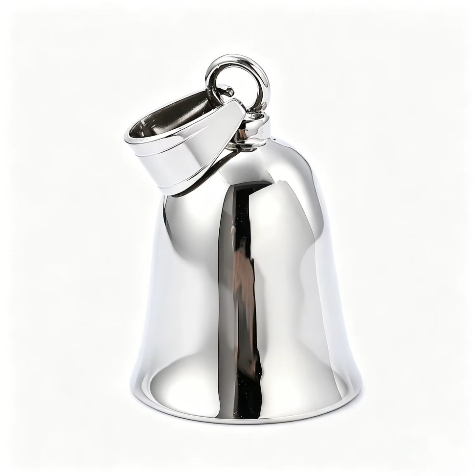 PLAIN SILVER GUARDIAN BELL